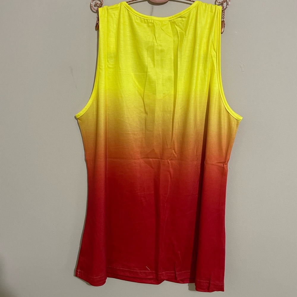 Letter Print Tank Top